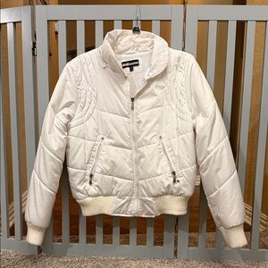 Dollhouse Women's Ivory Puffer Jacket